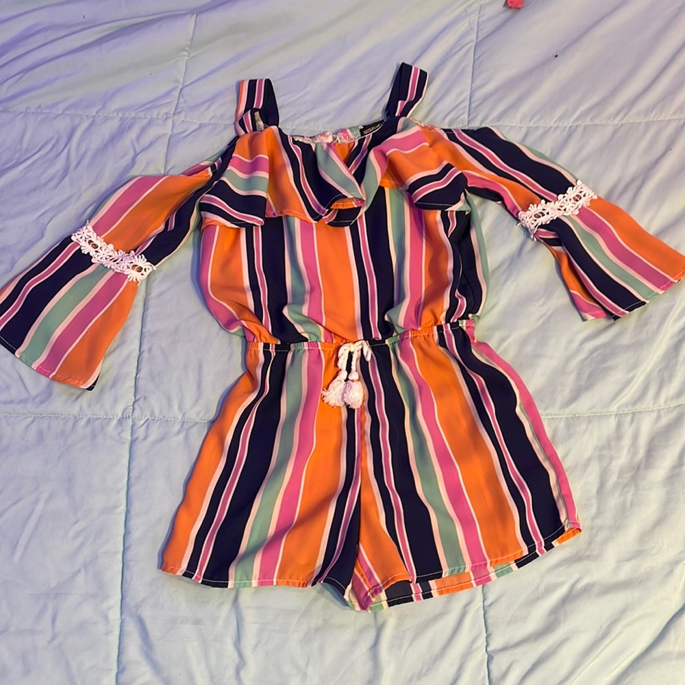 cute and colorful girls small shirt/short